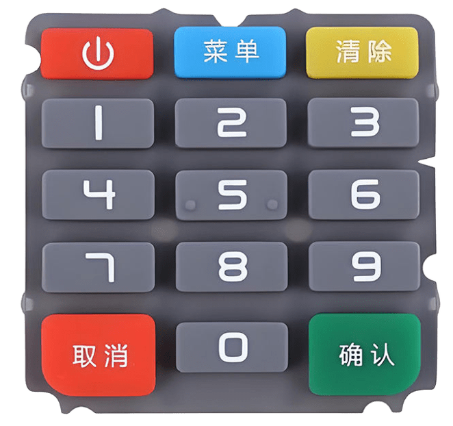 Hot Selling Custom Prototype Membrane Keypads Silicone 1