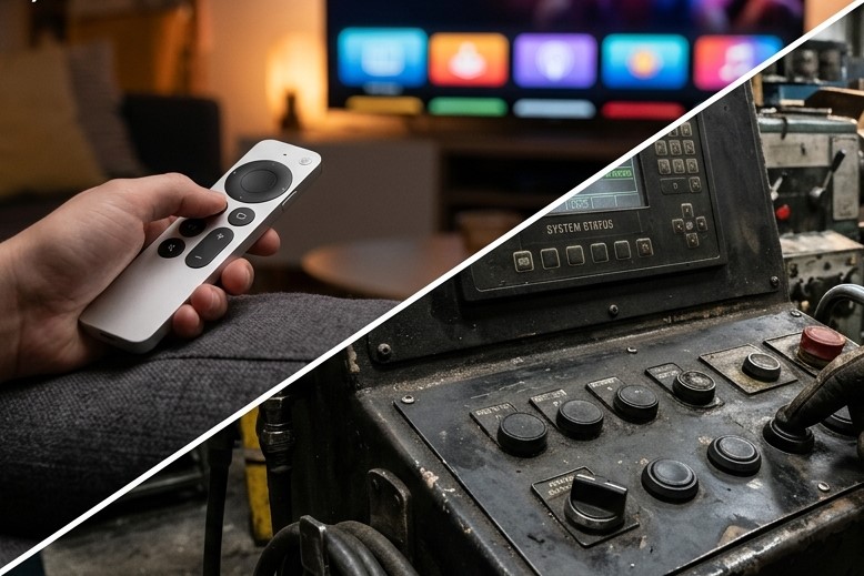 Application of silicone keypad in remote and industrial setting