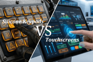 different input ways_comparison between silicone keypads or touchscreens