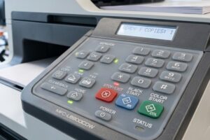 Silicone-keypad-as-user-interface-for-a-printer