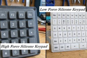 differences between low force and high force silicone keypads