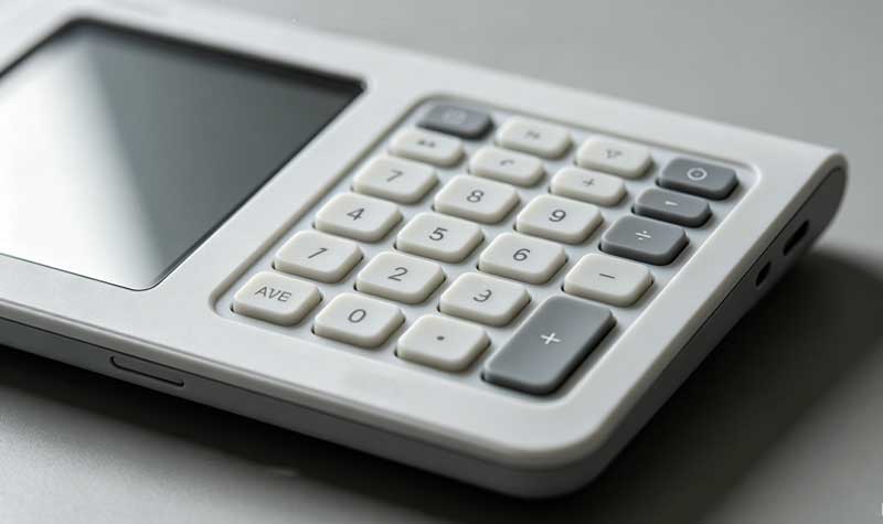 portable medical device featuring a Portable Diagnostic Silicone Keypads with a correctly ordered numeric keypad optimized spacing and customizable layouts