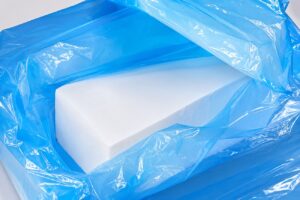 A cured silicone raw material for silicone keypad production