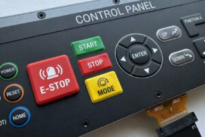 A rubber membrane keypad applied in a printer with customized graphics overlays and functionality