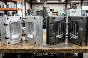Aluminum and steel molds for silicone rubber keypad molding process