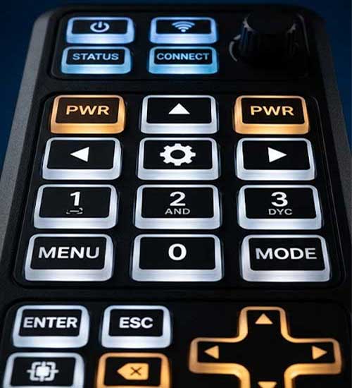 illuminated backlit silicone rubber keypad controller 3
