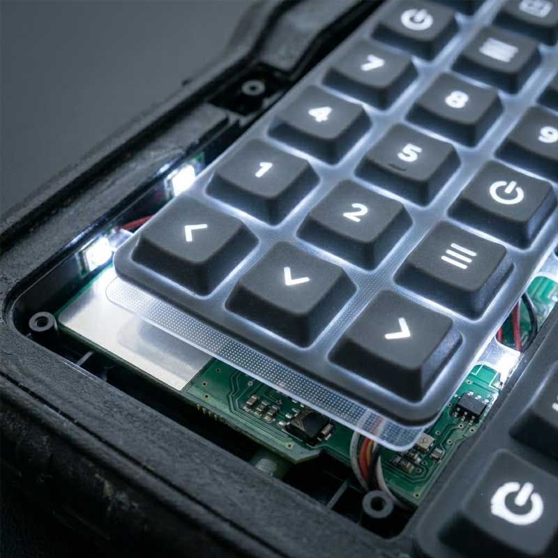 silicone keypad Light Guide Film LGF Backlighting System