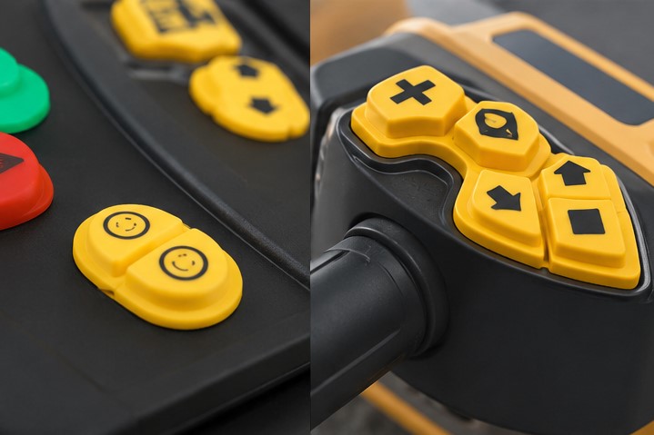 silicone rubber buttons in wearables and portable devices