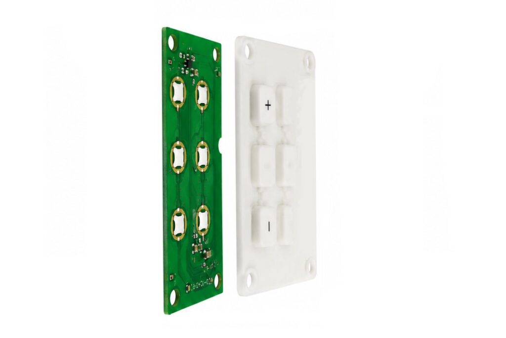 Low resistance metal dome for integrated silicone rubber keypad