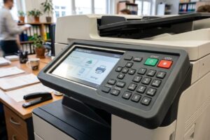 tactile silicone rubber keypad with pronounced tactile response in user interface of a printer
