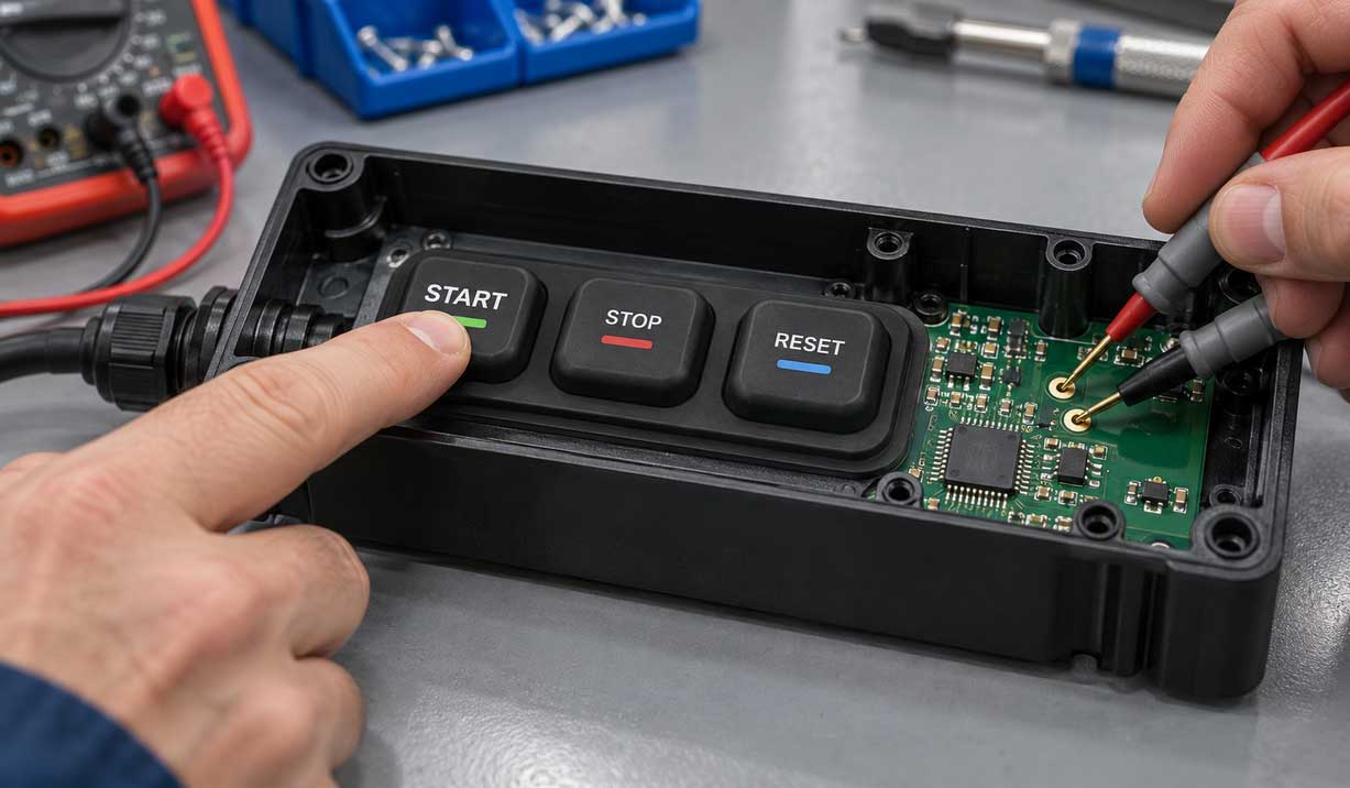 p r plastic rubber keypad electrical interface